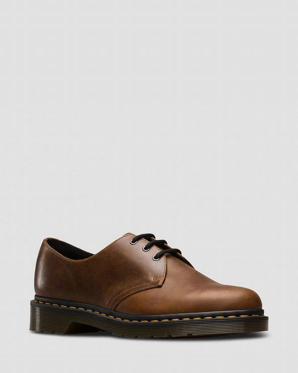 Dr Martens Dámské Polobotky 1461 Orleans Hnědé, CZ-109875